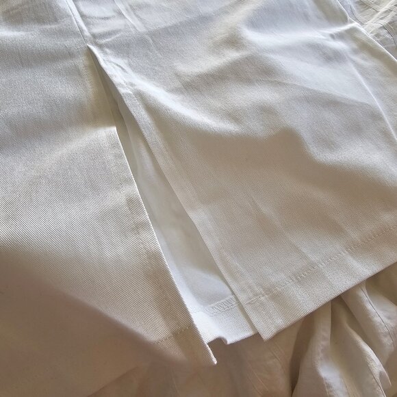 LOEIL H-line Pocket Cotton Midi Skirt - 2024 - White - Sz S - NWT - Picture 5 of 9